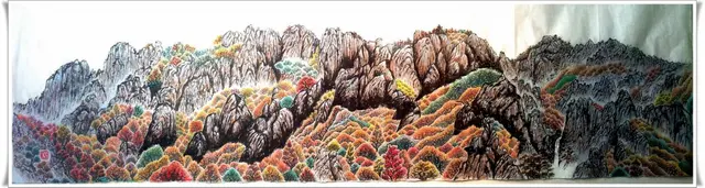 만추 — 한국화 작품