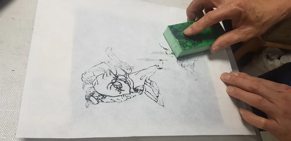 김홍도그림 — 디테일 2 (3 / 4)
